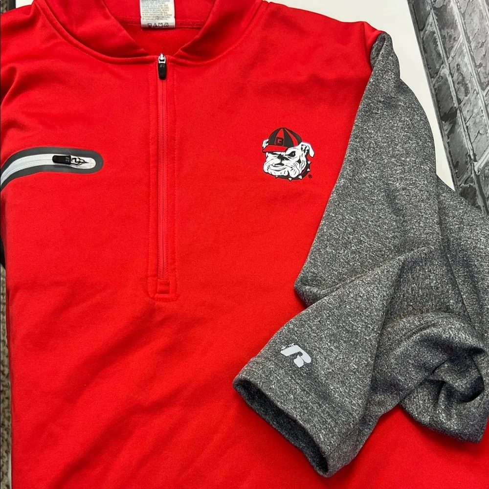 Men's Georgia Bulldogs‎ quarter zip shirt